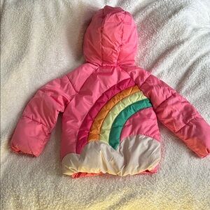 Girls Pink Puffer Jacket